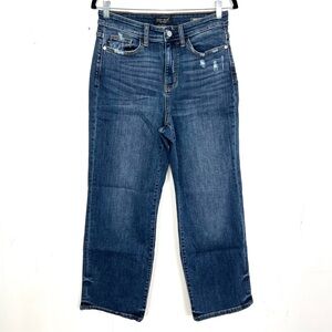 55. Judy Blue Wide Leg Jeans Size 9 / 29 Dark Wash
